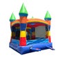 Rainbow Smiley Face Castle Inflatable Bounce House