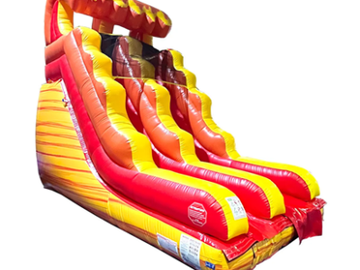 15ft Fire Marble Slide Wet/ Dry