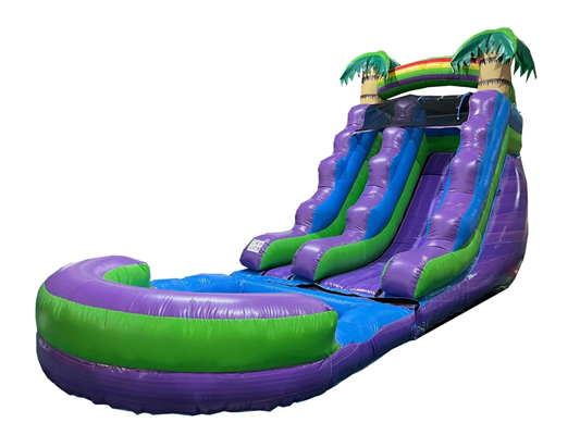 15ft Purple Marble Slide Wet/Dry