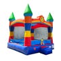 Rainbow Smiley Face Castle Inflatable Bounce House