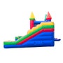 Rainbow Double Slide Bounce House Wet/Dry Combo